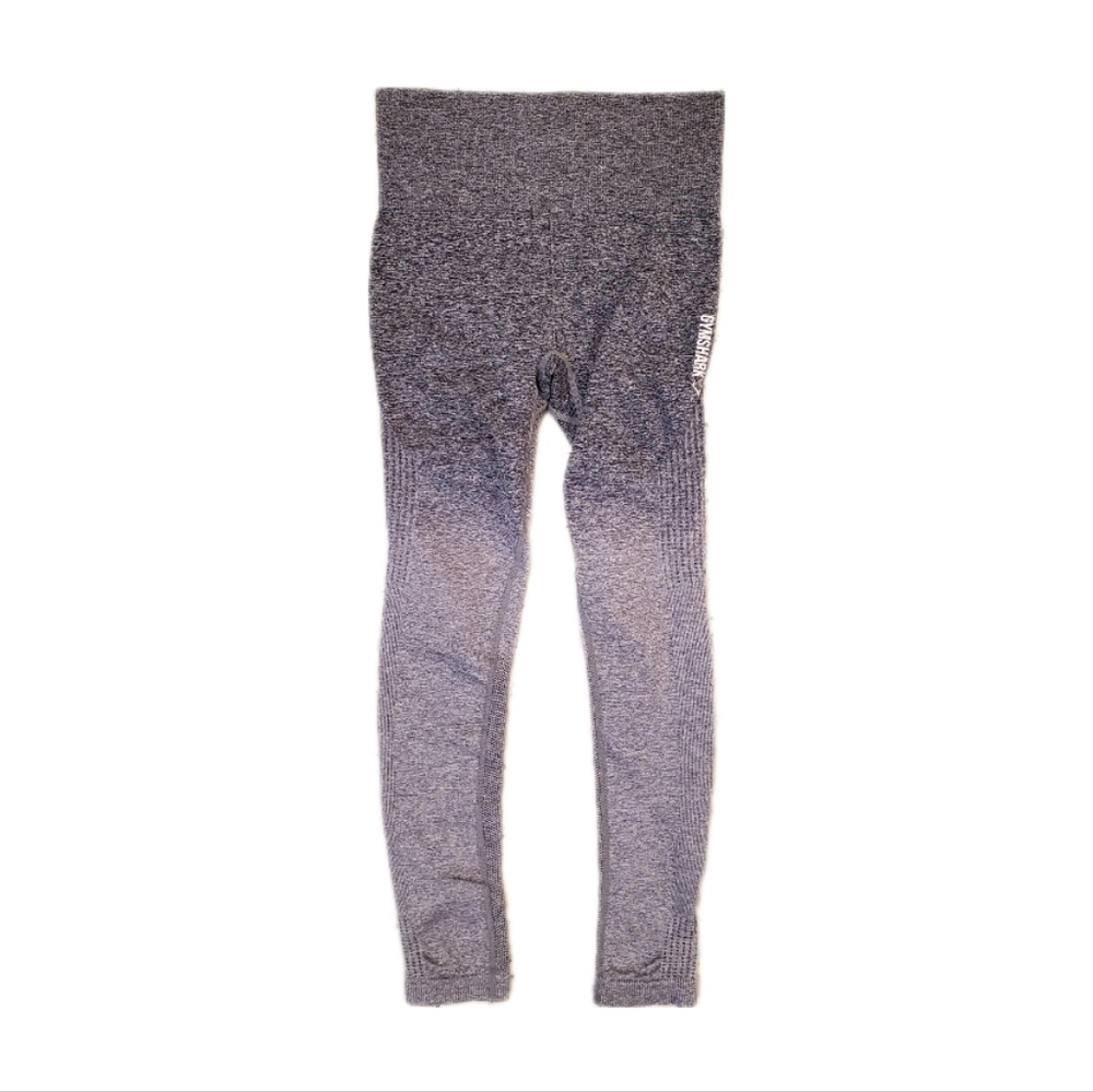 Gymshark Women's Grey Ombre Seamless‎ Workout Leggings Small